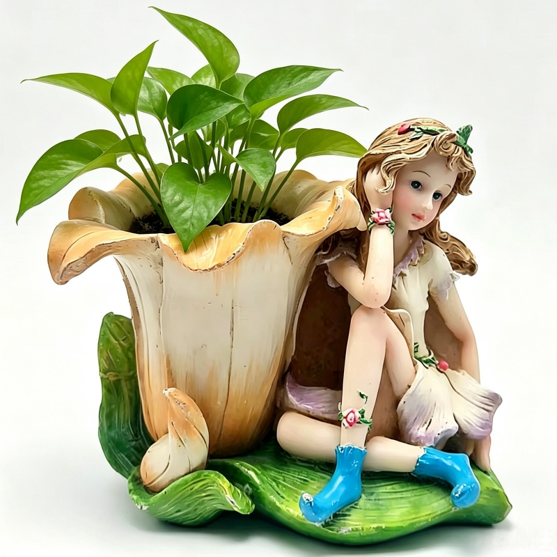 Potsticker Mold - Vase féerique de fleurs, Cactus, moule