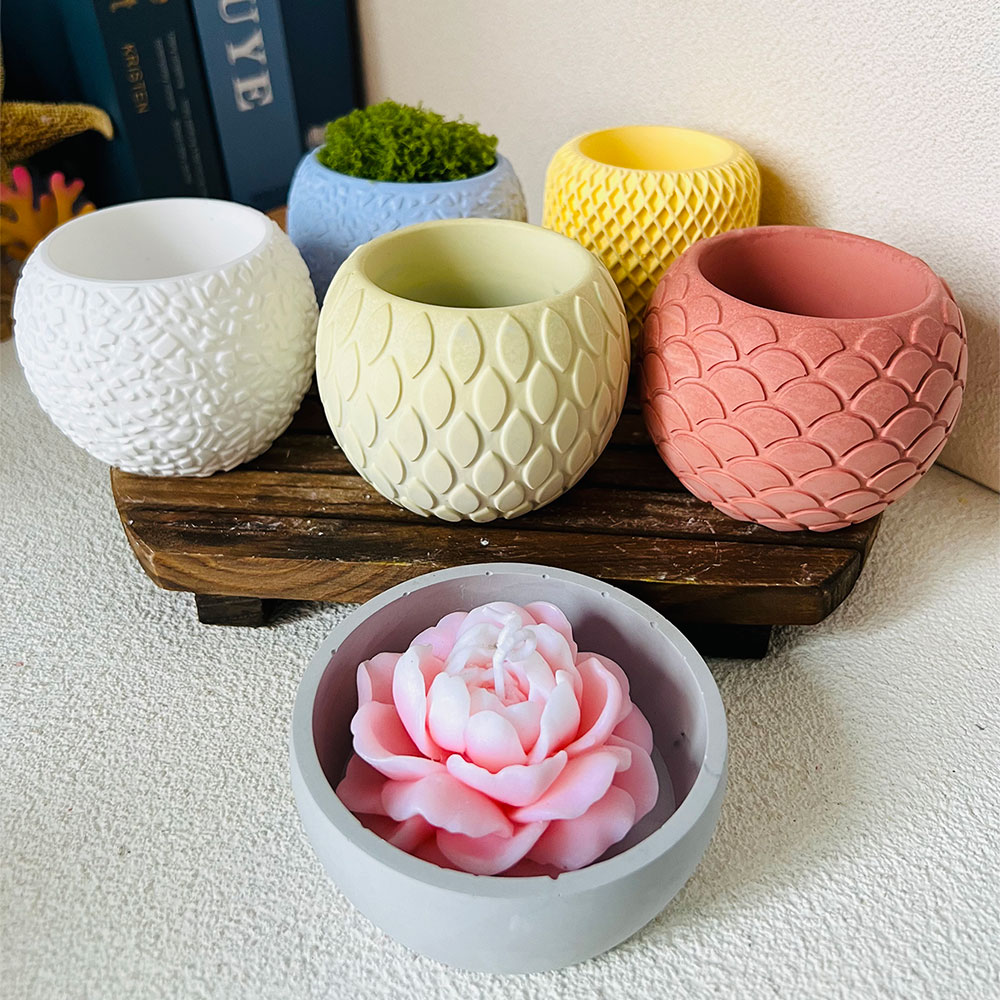 Potsticker Mold - Moule en silicone à motif d'écailles