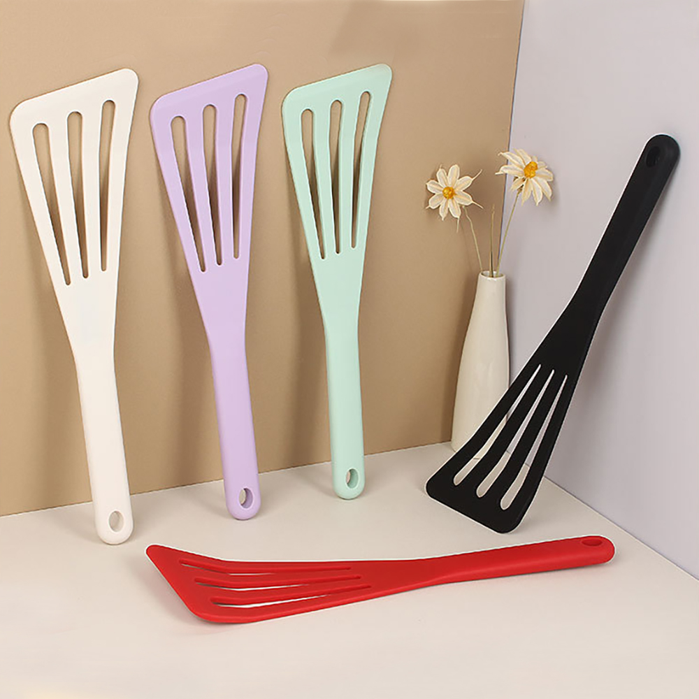 Okonomiyaki Spatula - Pelle de vidange inclinée en Silicone,