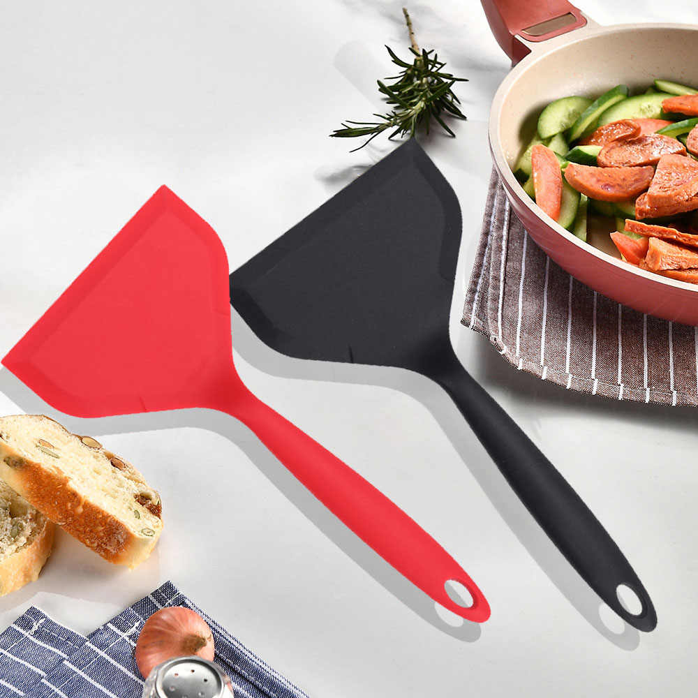 Okonomiyaki Spatula - Rouge BK antiadhésif Silicone tourneurs spatule