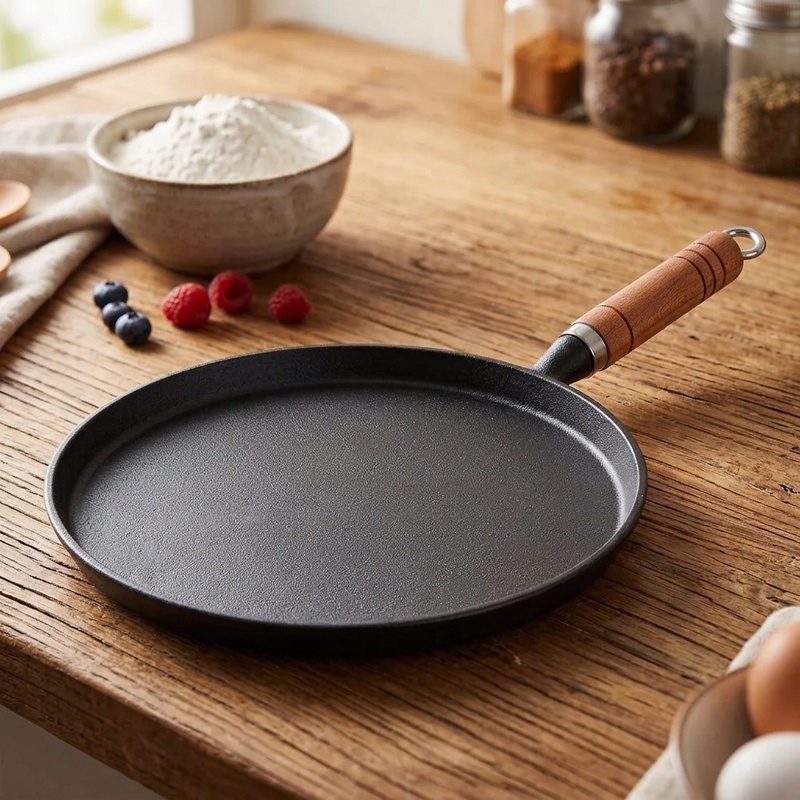 Poêle à frire en fonte 20/23/2 - Egg Waffle Pan avis et prix