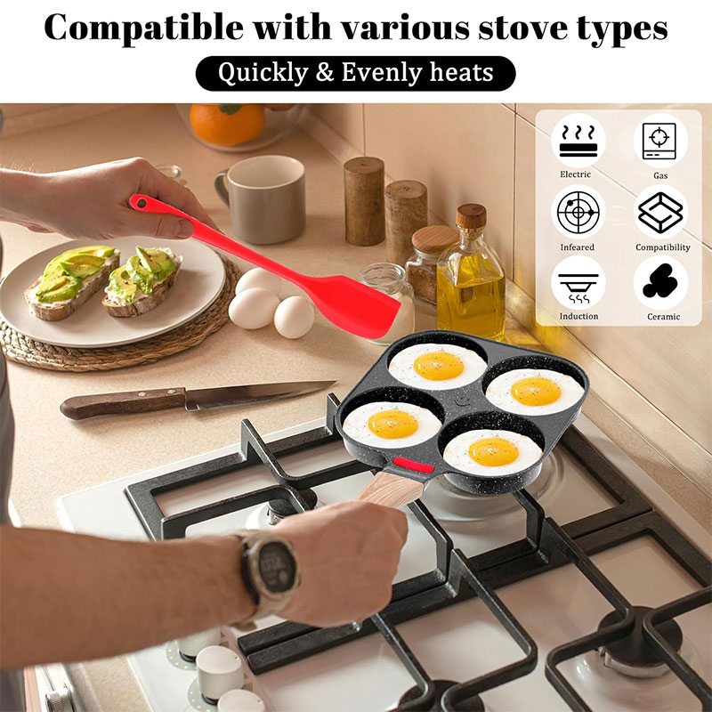 Poêle à œufs approfondie avec  - Mini Pancake Griddle avis et prix