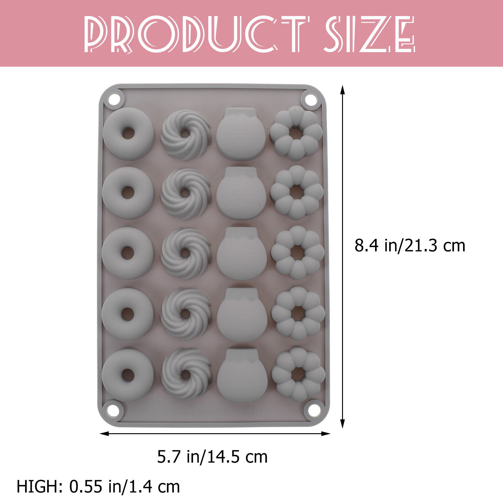 Moule en silicone pour mini-be - Donut Mold Silicone avis et prix