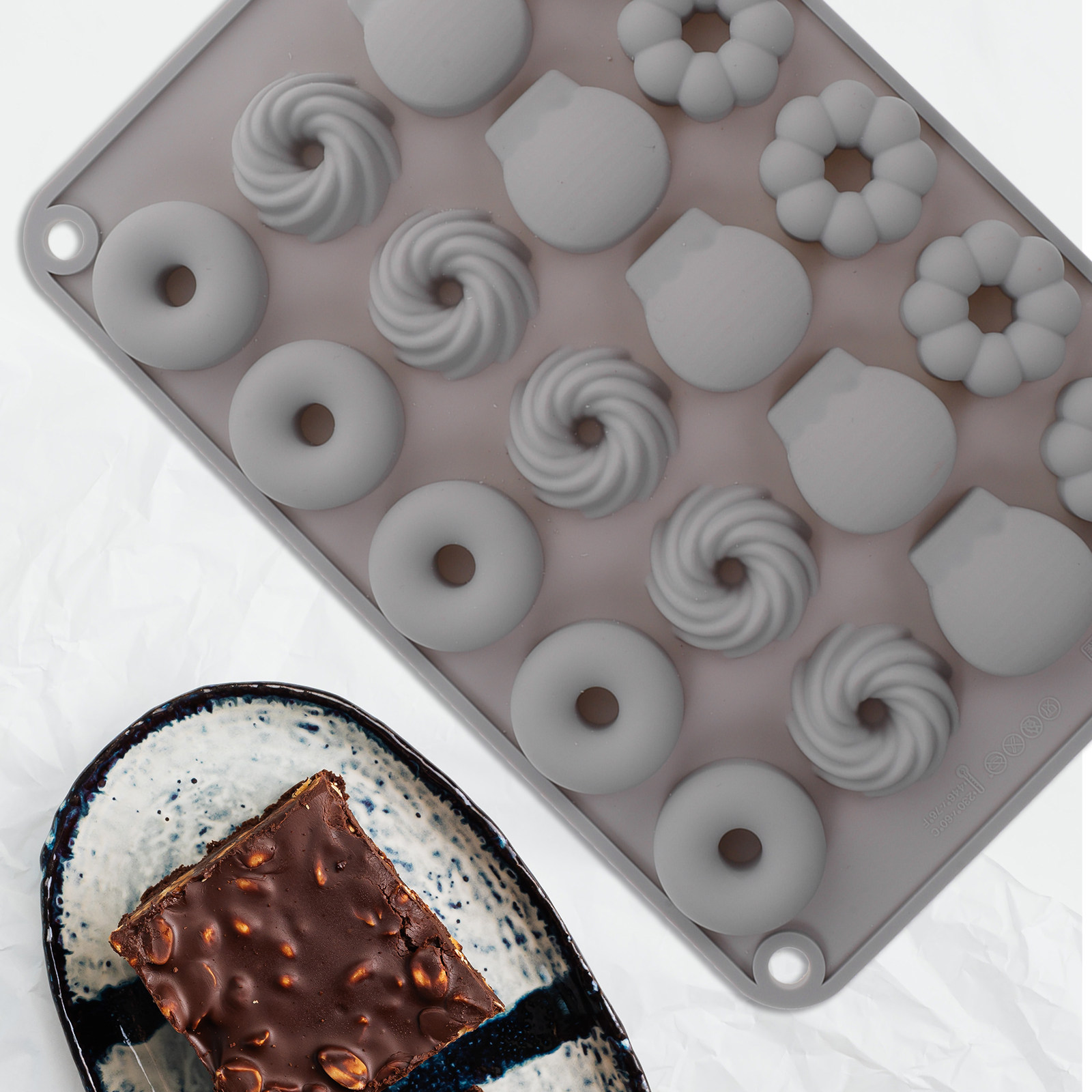 Moule en silicone antiadhésif  - Donut Mold Silicone avis et prix